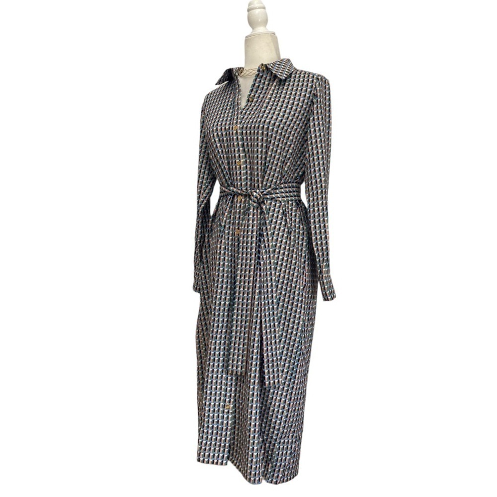 Alexia Admor Shirt Dress NWT Geometric Alexia Admor Shirt Dress Patterned Print - Picture 3 of 15